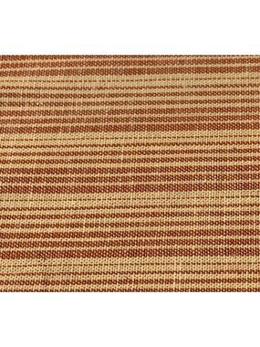Striped Cotton Fabric 1/2 yard x 52" Orange Beige Quilting Crafts Sewing